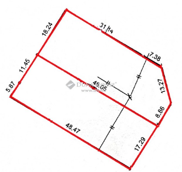 832 nm-es telek elad Gomba