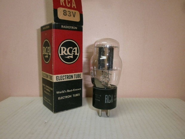 83V - Rca - Usa - black plate - NOS