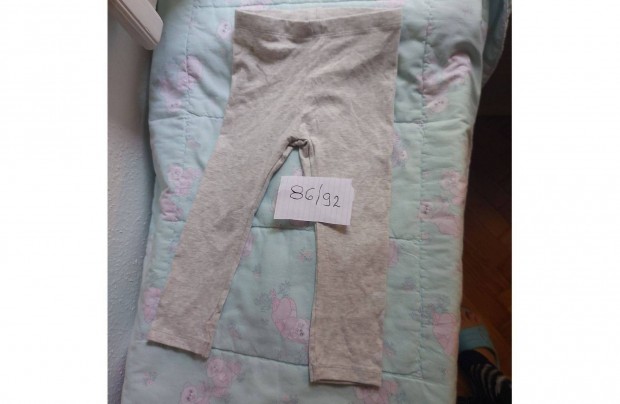 86/92-es szrke kislny leggings elad