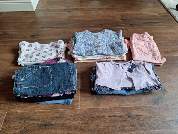86-os ruhacsomag 18 db, szoknya, pol, tunika, body, leggings
