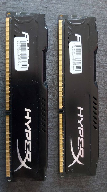 8GB 2x4 kitt Kingsston Fury Hyperx DDR3 1866Mhz- 1 megtekints