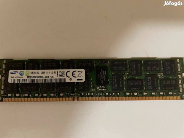 8GB Samsung DDR3 ECC szerver memria tbb db