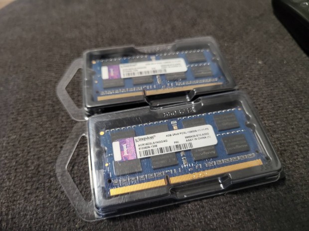 8GB (24) DDR3 Kingston laptop memria