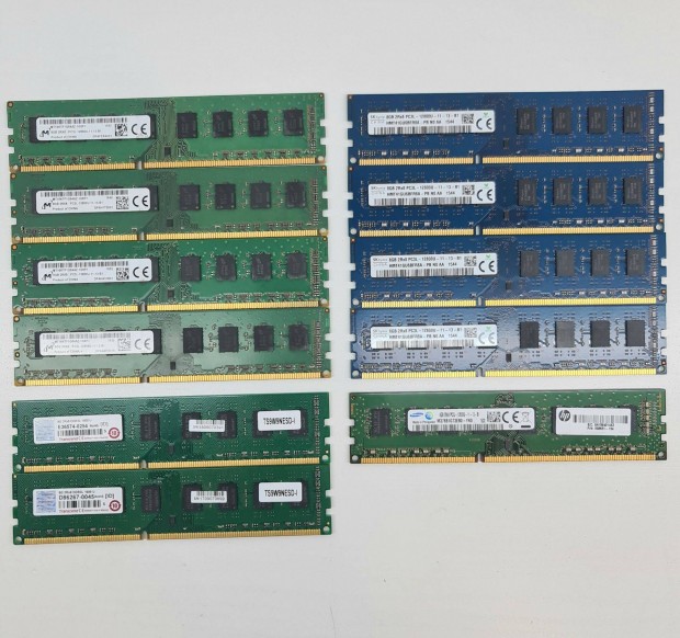 8Gb DDR3L 1,35V 12800u 1600Mhz RAM-ok, több db