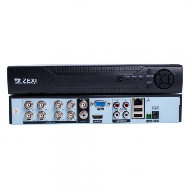 8 CSATORNS 5MP-N AHD DVR RGZT H.265