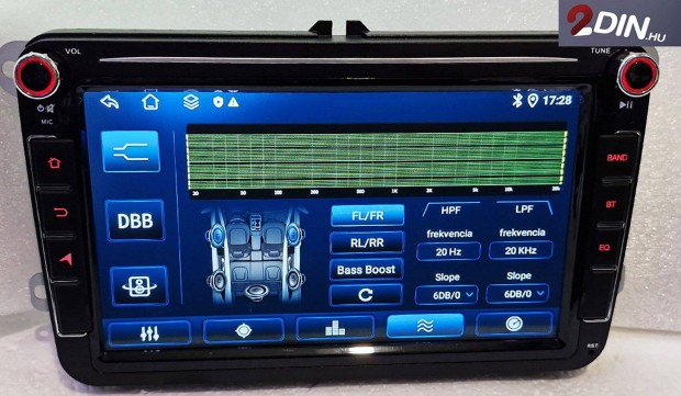 8 Col autrdi 2DIN 8 MAG 64GB VW Seat Skoda RDS-s Aktv hts