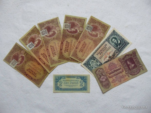 8 darab szp ropogs peng bankjegy LOT ! 02