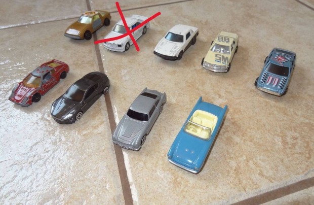 8 db Matchbox vintage sport autó kisautó eladó
