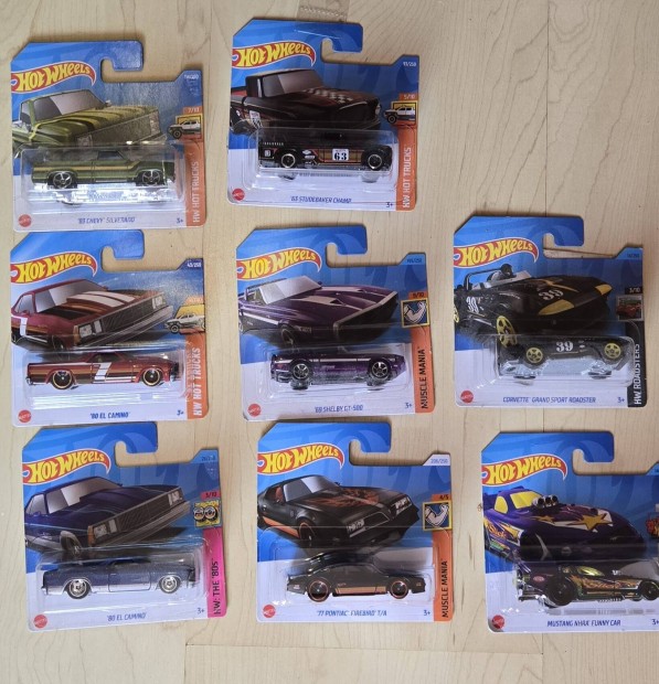 8db Hot Wheels egyben