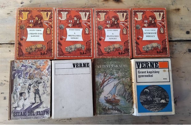 8db Jules Verne knyv egyben Grant kapitny gyermekei szak dl ellen