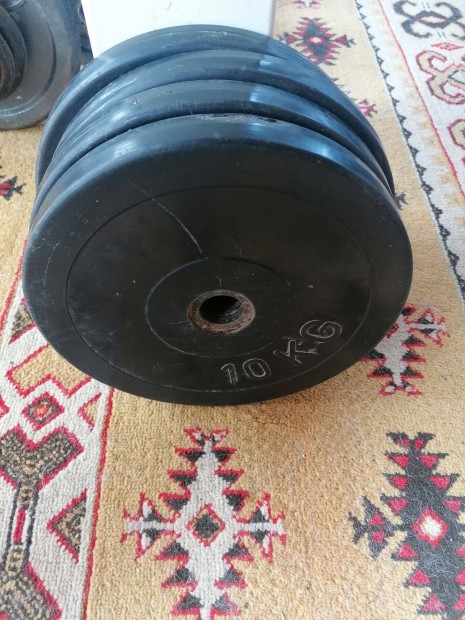 90 kg gumrozott slyz trcsa, 31mm Sly