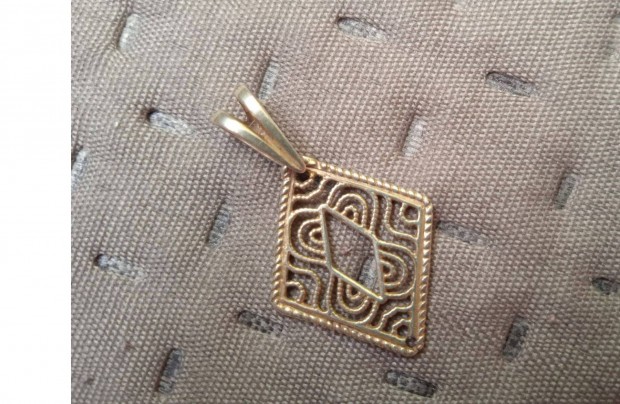 925-s ezst, csipkeszer medl