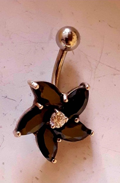 925-s valdi ezst kldk piercing szp llapotban elad
