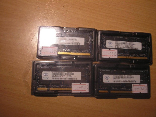 9315 Nanya 2GB DDR2 PC2-6400 ram memória laptop notebook 800mhz