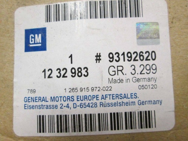 93192620, Opel ABS vezrlegysg