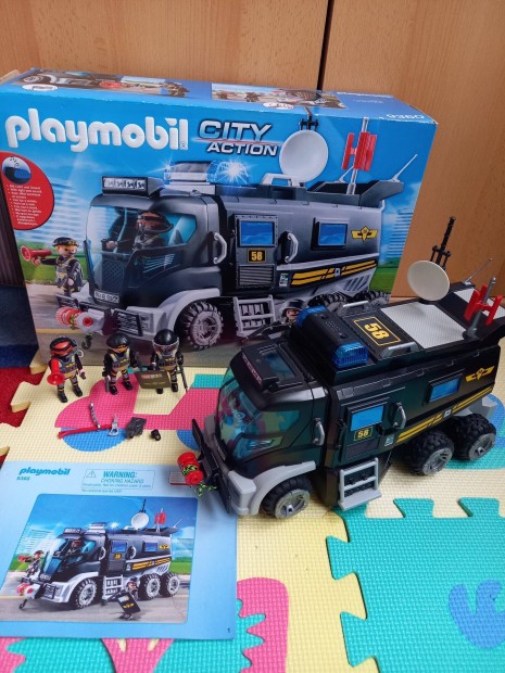 9360 Playmobil City Action SEK rendrsgi rohamkocsi