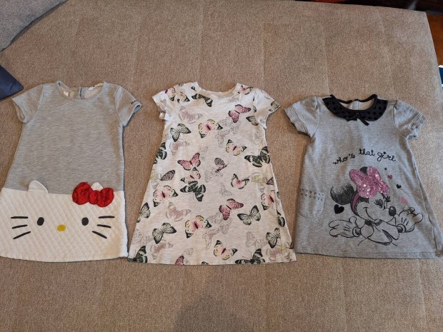 98-104-es ruha, tunika, H&M, Hello Kitty, Minnie egr