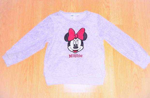 98/104 jszer H&M cuki Minnie egr mints plss pulver pulcsi