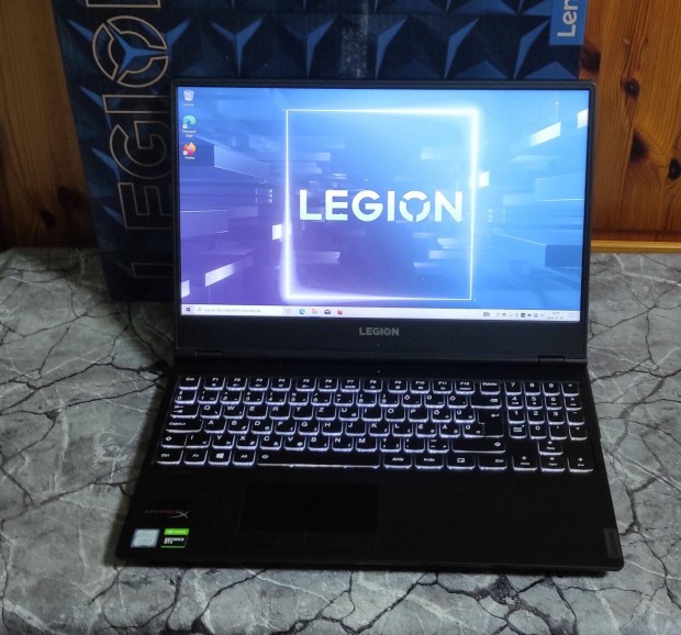 9.GEN. Legion Magyar Gamer Laptop Vilgt Bill. Szp ll. Garancia!