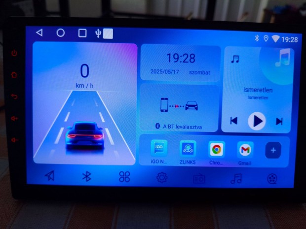 9" Univerzális Android14 4GB Ram 64GB Rom fejegység