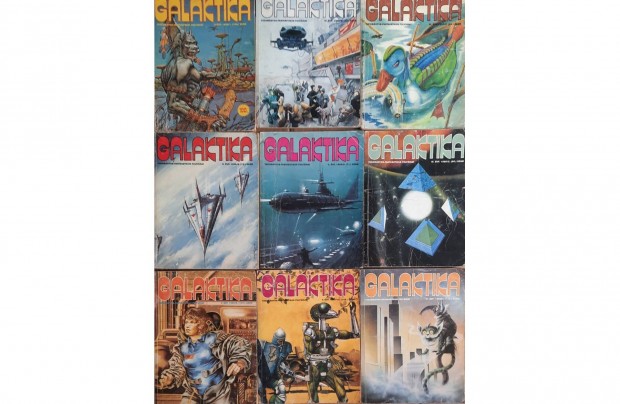 9 darab Galaktika magazin eladó