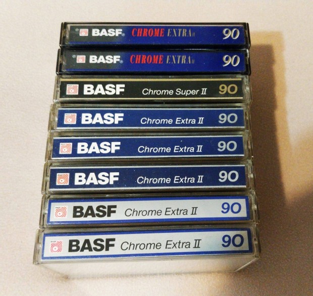 9 darab j llapot BASF audio kazetta elad!