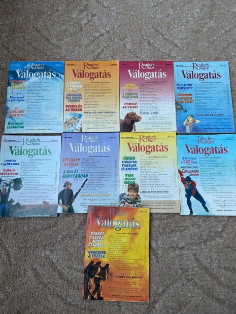 9 db Reader's Digest vlogats 1995-bl, egyben