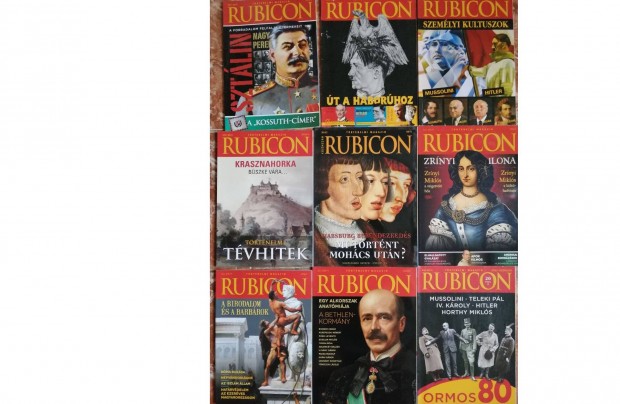 9 db Rubicon magazin, trtnelem