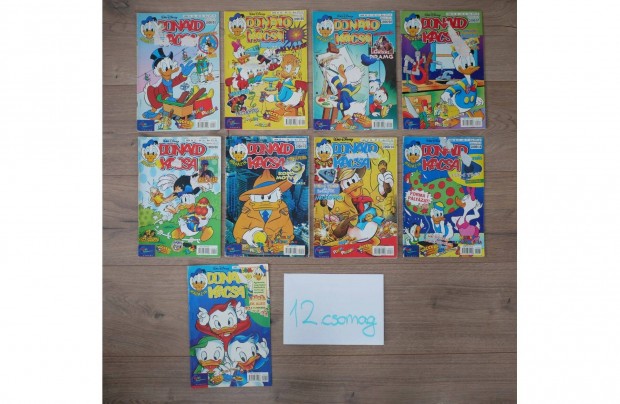 9 db ( 2000 ) Donald kacsa képregény magazin újság eladó - 12. csomag