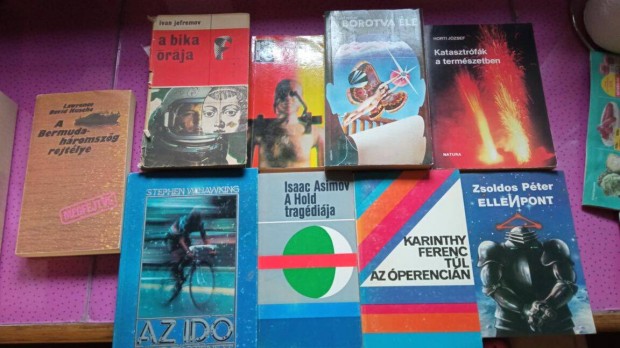 9 db régi retro könyv könyvcsomag együtt 3000 Ft