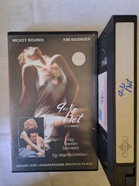 9 és 1/2 hét VHS - Nagy tok, Kim Basinger és Mickey Rourke