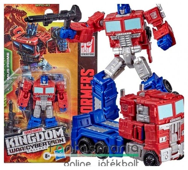9cm Transformers figura Optimusz Optimus Prime Kingdom Core Class