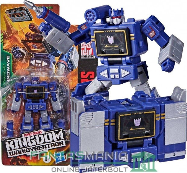 9cm Transformers figura Soundwave Kingdom Core Class