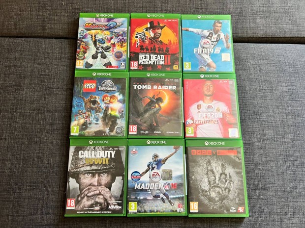 9db Eredeti Xbox One Xboxone jtk (LEGO , Call of Duty, FIFA stb.)