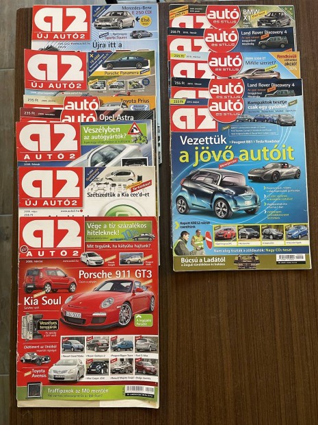A2.hu A2 aut magazinok 2009-2010-2011-2012-2013 vek,  27 db sszesen