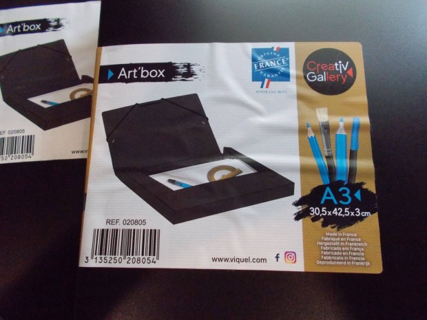 A3 mret Art box, nagy mret manyag irattart, 30,5*42,5*3 cm