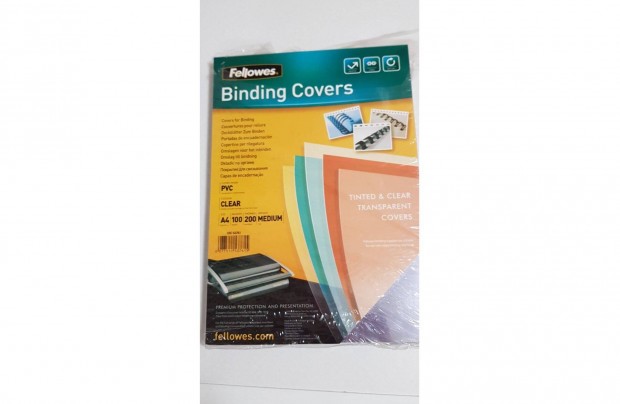 A4 mret Binding Covers transzparens (szntelen) tltsz ellapok