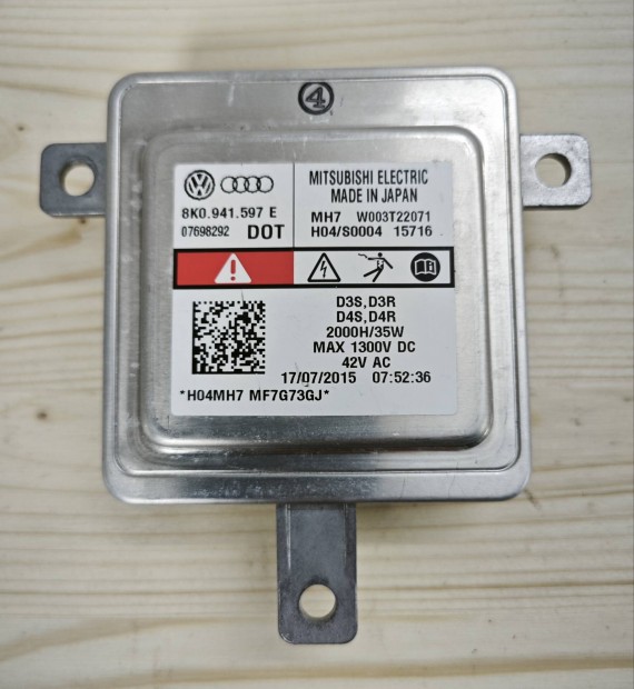 A5 8k a4 8t a6 4g c7 gyári új xenon vezérlő audi 8k0941597