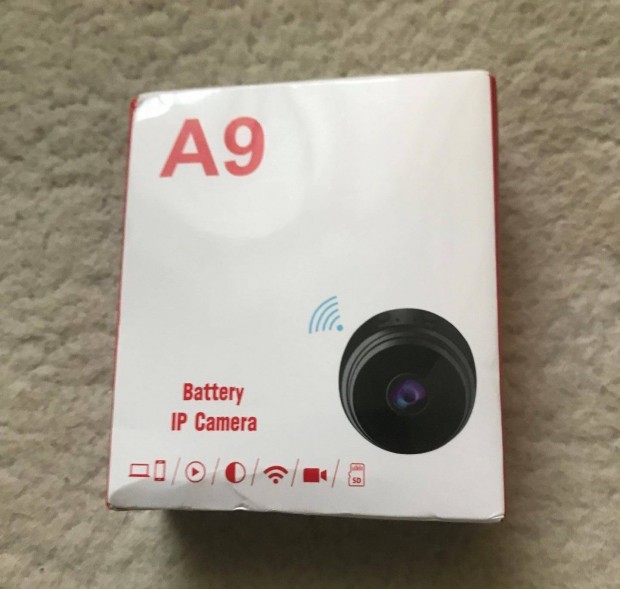 A9, Mini HD Vide Kamera, Wifi - Applikcin Figyelhet lkp