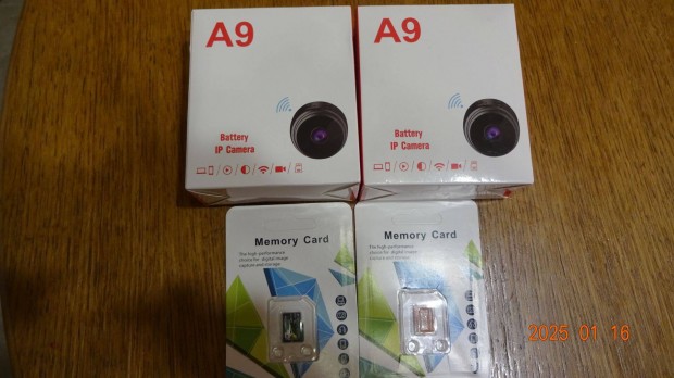 A9 mini kamera+64gb sd krtya