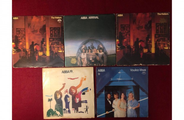 ABBA bakelit lemez gyjtemny (5 db)
