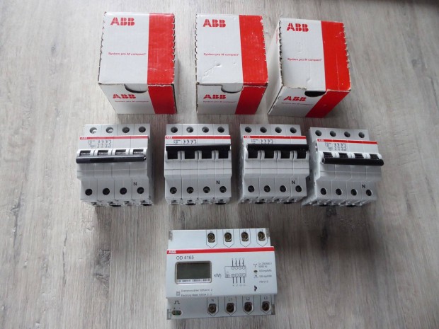 ABB C 25 C 20 Kismegszakt + ABB OD4165 Fogyasztsmr Energiamr