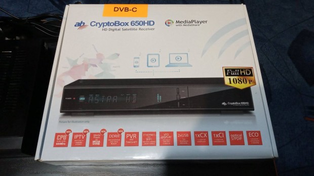 AB Cryptobox 650HDC tpus HD DVB-C (kbel TV) beltri egysg