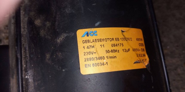 ACC EB 130C56/2 480 wattos motor