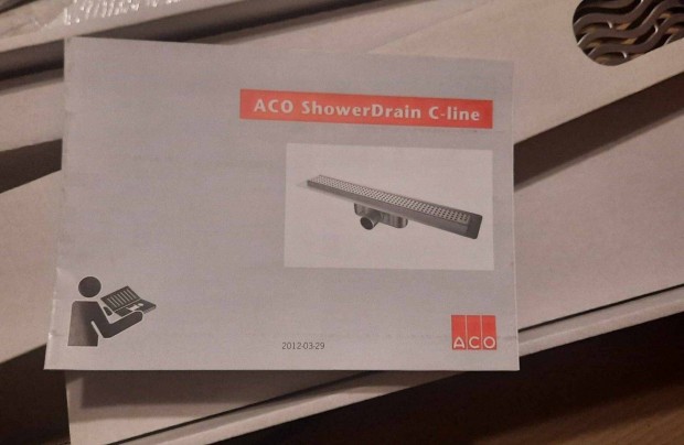 ACO Comfort zuhanyfolyóka alaptest, szigetelőgalléros, 1185mm