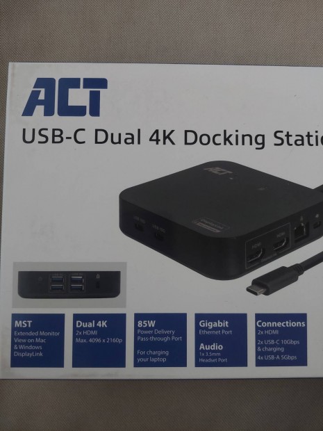 ACT AC7150 notebook dual 4k docking station