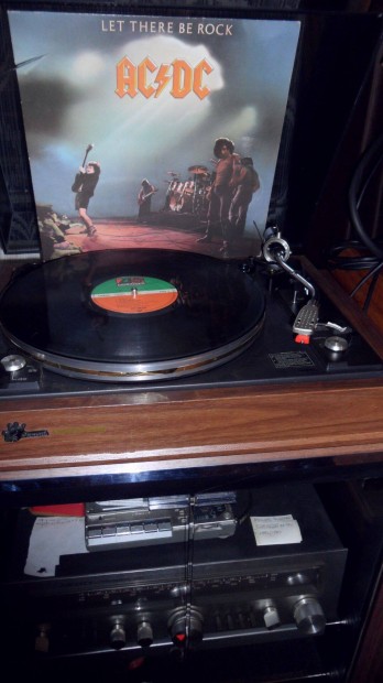 AC/DC 4. j Vinyl LP lemeze 1977 LET There BE Rock nem utn gyrtott