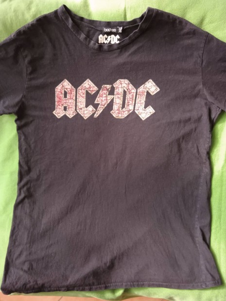 AC/DC Frfi Fekete Pamut Pl L-XL-Es