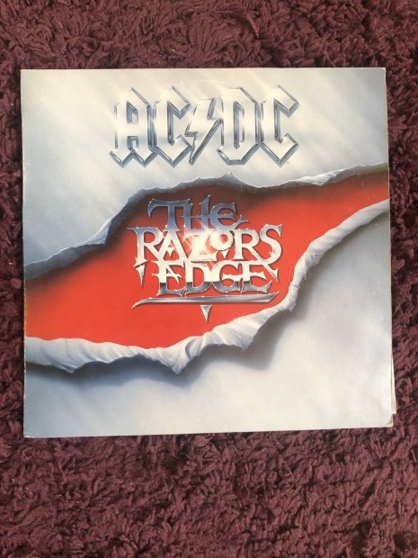 AC/DC The Razors Edge LP, bakelit lemez