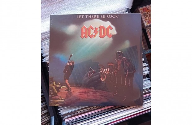 AC/DC - Let There Be Rock Bakelit lemez bontatlan uj